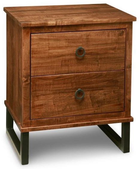 Solid wood maple nightstand hot sale